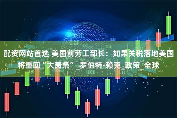 配资网站首选 美国前劳工部长：如果关税落地美国将重回“大萧条”_罗伯特·赖克_政策_全球